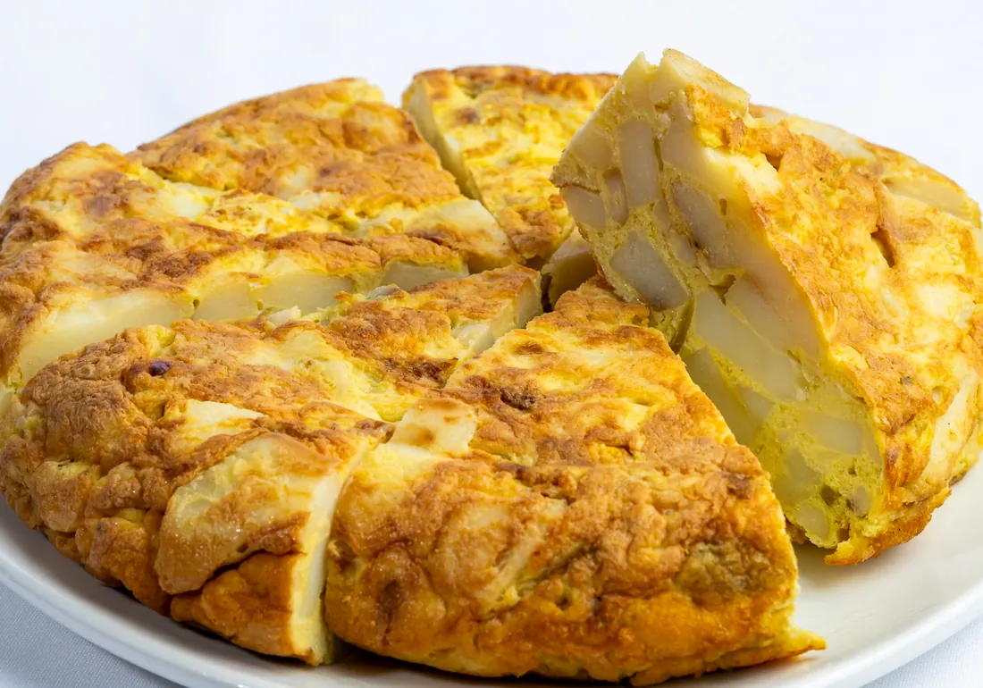 Tortilla Española — Spanish potato omelette at Los Gallegos Miami